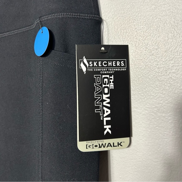 NWT Sketchers Go Walk Pants Black Straight Leg Leggings - Picture 5 of 6